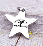 My favorite places have palm trees charm, beach charm, steel charm 20mm very high quality..Perfect for jewery making and other DIY projects