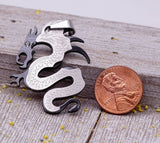 Dragon pendant, steel pendant, stainless steel, high quality..Perfect for jewery making and other DIY projects