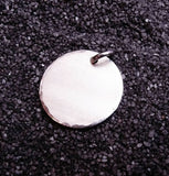 Custom Stamped Stainless steel charm 20mm very high quality..Perfect for jewery making and other DIY projects, stamped round