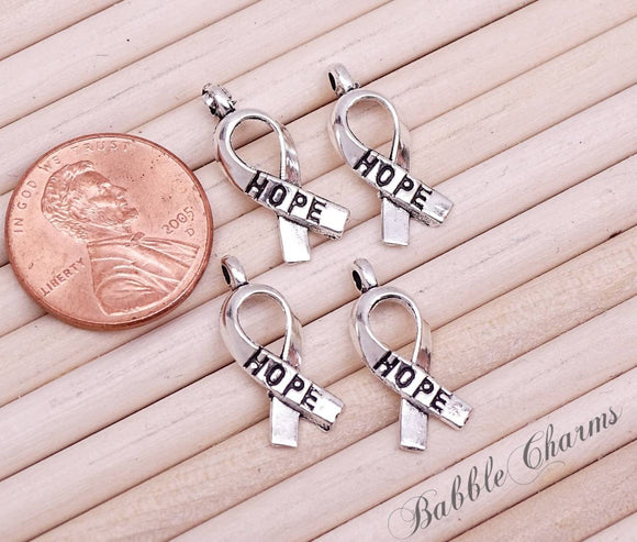 12 pc Cancer ribbon, cancer charm. Alloy charm ,very high quality.Perfect for jewery making and other DIY projects