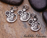 2 pc Cat charm, cat charms. stainless steel charm ,very high quality.Perfect for jewery making and other DIY projects
