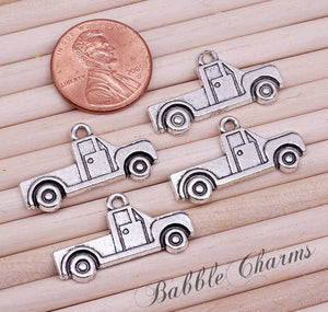 12 pc Truck charm, truck, pickup truck, Charms, wholesale charm, alloy charm