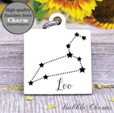 Leo, Leo charm, sign, zodiac, astrology charm, Steel charm 20mm very high quality..Perfect for DIY projects