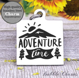 Adventure time, adventure charm, explore charm, Steel charm 20mm very high quality..Perfect for DIY projects
