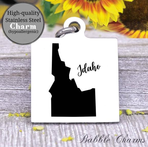 Idaho charm, Idaho, state, state charm, high quality..Perfect for DIY projects