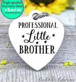 Professional little brother, little brother, brother, brother charm, charm, Steel charm 20mm very high quality..Perfect for DIY projects