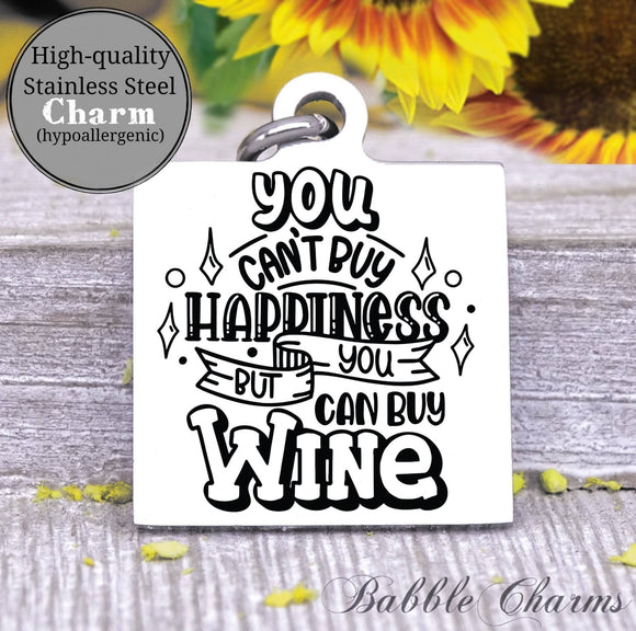 You can but me wine, wine, wine charm, Steel charm 20mm very high quality..Perfect for DIY projects